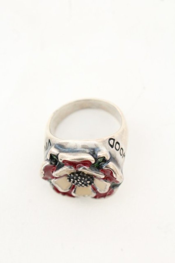 画像6: ヴィヴィアンウエストウッド 中古 / 【12年 復刻】TUDOR ROSE リング M(約15号) シルバー  O-26-07-12-087-ac-YM-OS (6)