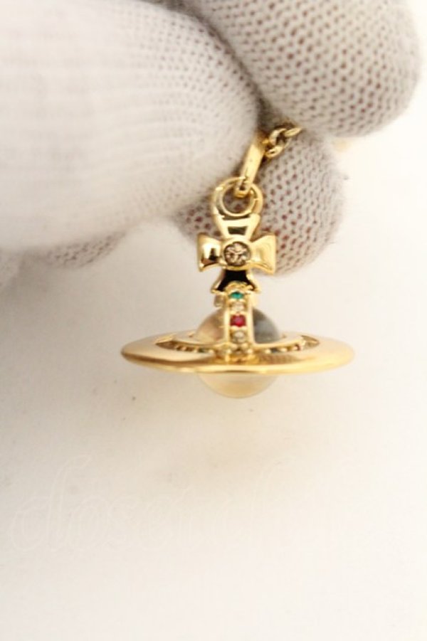 画像3: ヴィヴィアンウエストウッド 中古 / New tiny orb pendant（ニュータイニーオーブペンダント）  ゴールド  O-26-07-12-089-nl-YM-OS (3)