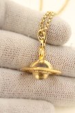 画像4: ヴィヴィアンウエストウッド 中古 / New tiny orb pendant（ニュータイニーオーブペンダント）  ゴールド  O-26-07-12-089-nl-YM-OS (4)