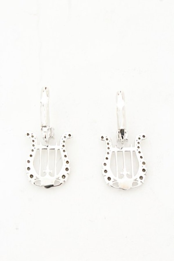 画像3: ヴィヴィアンウエストウッド 中古 / CRYSTA LYRE イアリング（クリスタライアー）  シルバー  O-26-07-12-090-ac-YM-OS (3)
