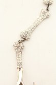 画像4: 【Vintageオークション】ヴィヴィアンウエストウッド 中古 / フラワーボーンネックレス  クリームｘシルバー  O-26-07-25-016-ac-YM-OS (4)