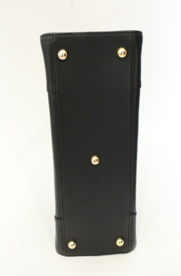 画像8: 【Vintage放出】ヴィヴィアンウエストウッド 中古 / プレーンハンドバッグ  ブラック  O-26-07-25-020-ba-YM-OS (8)