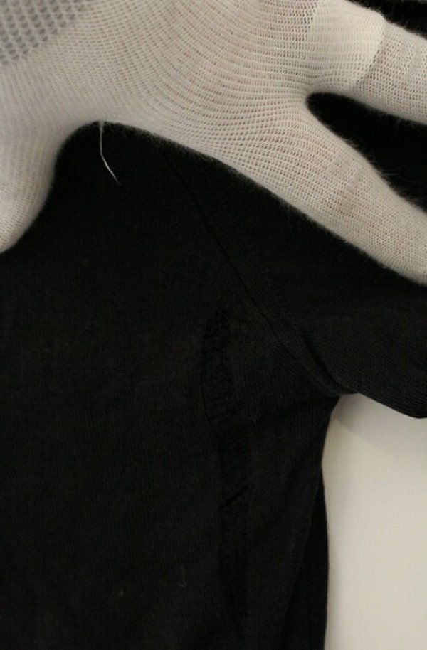 画像9: 【Vintage放出】ヴィヴィアンウエストウッド 中古 / ビッグオーブ刺繍カーディガン  ブラック  O-26-07-25-1014-to-YM-OS (9)