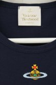 画像2: 【Vintage放出】ヴィヴィアンウエストウッド 中古 / カラーオーブ刺繍Tシャツ S ネイビー  O-26-07-25-1002-ts-YM-OS (2)