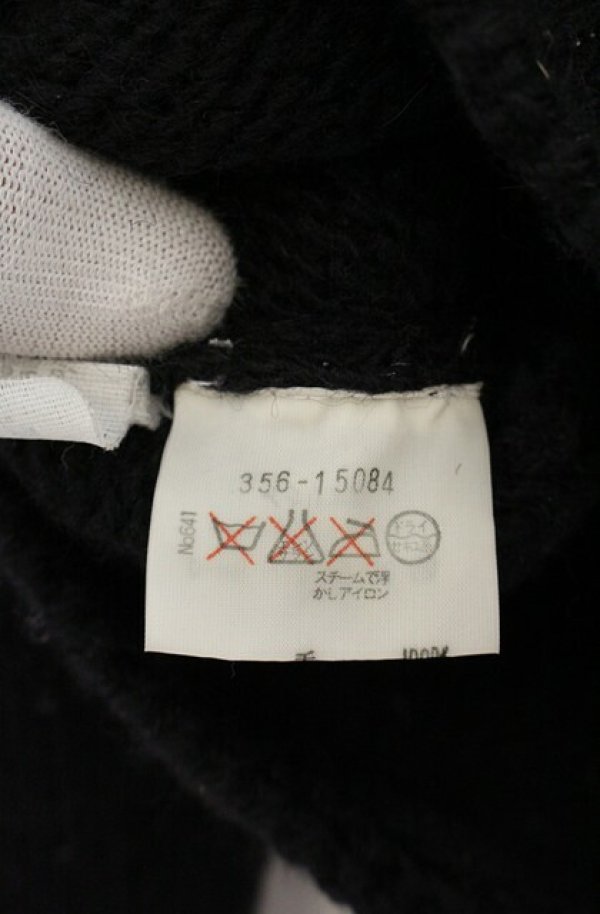 画像9: 【Vintage放出】ヴィヴィアンウエストウッド 中古 / 金糸ボタンショートカーディガン 42 ブラック  O-26-07-25-1015-to-IG-OS (9)