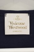 画像3: 【Vintage放出】ヴィヴィアンウエストウッド 中古 / カラーオーブ刺繍Tシャツ S ネイビー  O-26-07-25-1002-ts-YM-OS (3)