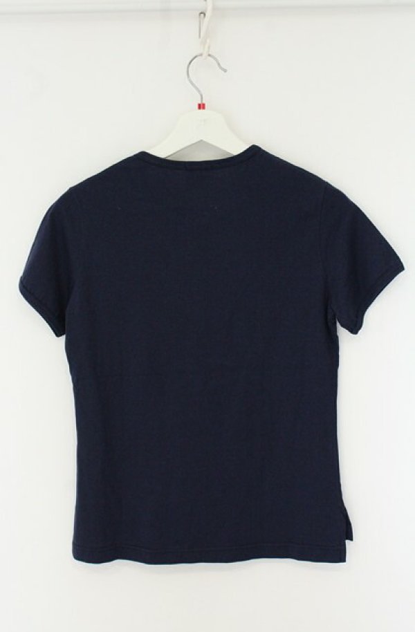 画像4: 【Vintage放出】ヴィヴィアンウエストウッド 中古 / カラーオーブ刺繍Tシャツ S ネイビー  O-26-07-25-1002-ts-YM-OS (4)