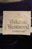 画像5: 【Vintage放出】ヴィヴィアンウエストウッド 中古 / オーブ刺繍アーガイルベスト 42 パープル  O-26-07-25-1017-to-YM-OS (5)