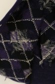 画像6: 【Vintage放出】ヴィヴィアンウエストウッド 中古 / オーブ刺繍アーガイルベスト 42 パープル  O-26-07-25-1017-to-YM-OS (6)