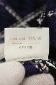 画像9: 【Vintage放出】ヴィヴィアンウエストウッド 中古 / オーブ刺繍アーガイルベスト 42 パープル  O-26-07-25-1017-to-YM-OS (9)