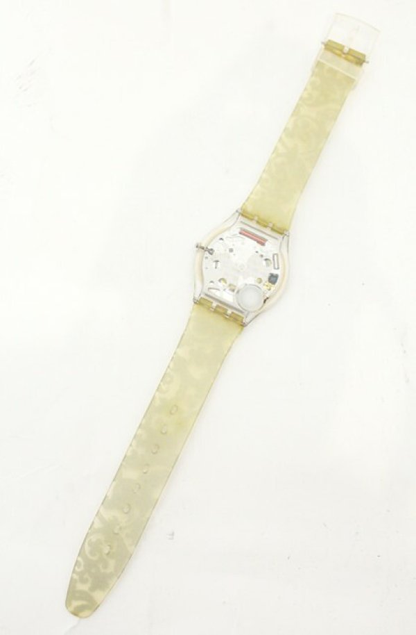 画像7: 【Vintage放出】ヴィヴィアンウエストウッド 中古 / フライングタイムスウォッチ  クリアｘゴールド  O-26-07-25-1023-ac-YM-OS (7)