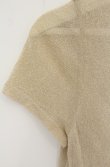 画像3: 【Vintage放出】ヴィヴィアンウエストウッド 中古 / グリッタニットTシャツ S ゴールド  O-26-07-25-1003-to-YM-OS (3)