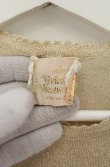 画像4: 【Vintage放出】ヴィヴィアンウエストウッド 中古 / グリッタニットTシャツ S ゴールド  O-26-07-25-1003-to-YM-OS (4)