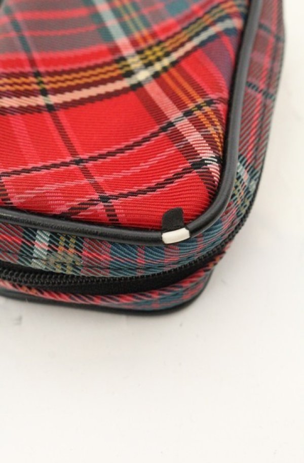 画像2: 【Vintage放出】ヴィヴィアンウエストウッド 中古 / 煙草ケース  レッドｘグリーン系  O-26-07-25-1027-gd-YM-OS (2)