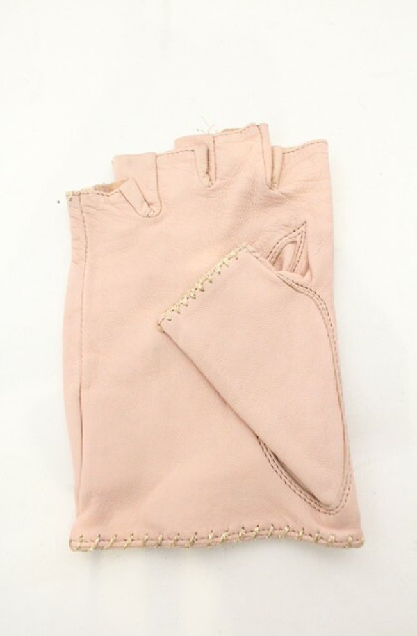 画像5: 【Vintage放出】ヴィヴィアンウエストウッド 中古 / 指ヌキグローブ  ピンクｘゴールド  O-26-07-25-1028-gd-YM-OS (5)