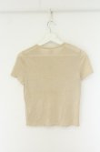 画像7: 【Vintage放出】ヴィヴィアンウエストウッド 中古 / グリッタニットTシャツ S ゴールド  O-26-07-25-1003-to-YM-OS (7)