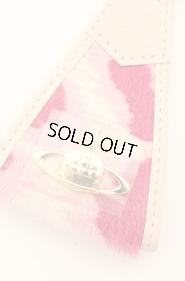 画像2: ヴィヴィアンウエストウッド 中古 / ハラコレオパードキーホルダー  ピンク  O-26-07-25-1030-gd-YM-ZH (2)