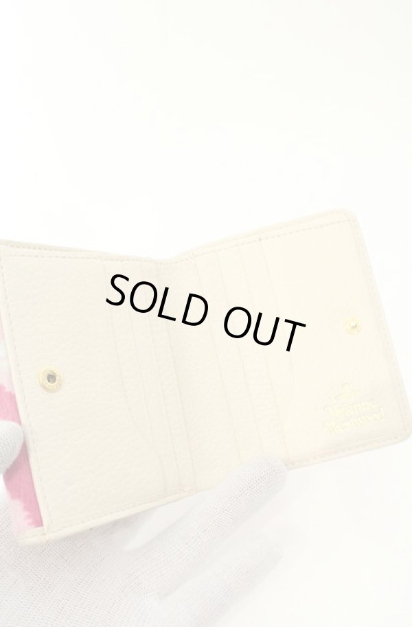 画像7: ヴィヴィアンウエストウッド 中古 / ハラコレオパード折財布  ピンク  O-26-07-25-1033-gd-YM-ZH (7)
