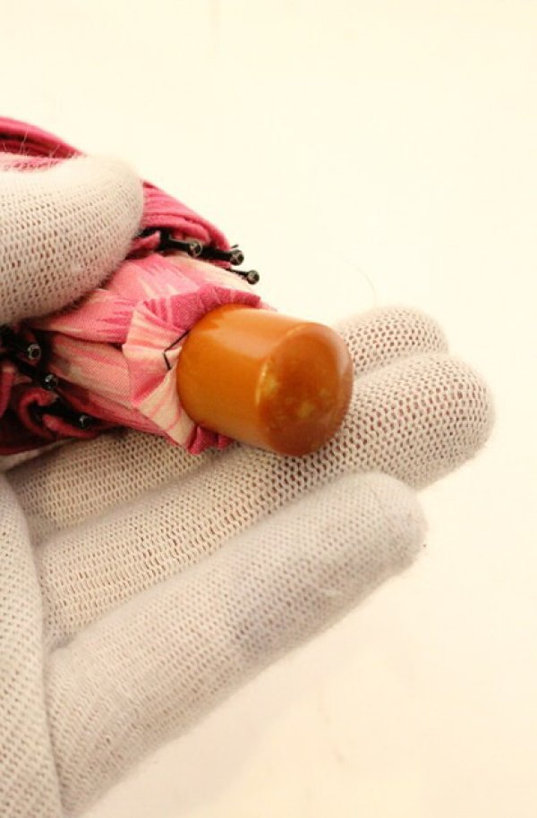 画像3: 【Vintage放出】ヴィヴィアンウエストウッド 中古 / レオパード折リ畳ミ傘  ピンク  O-26-07-25-1035-gd-YM-OS (3)