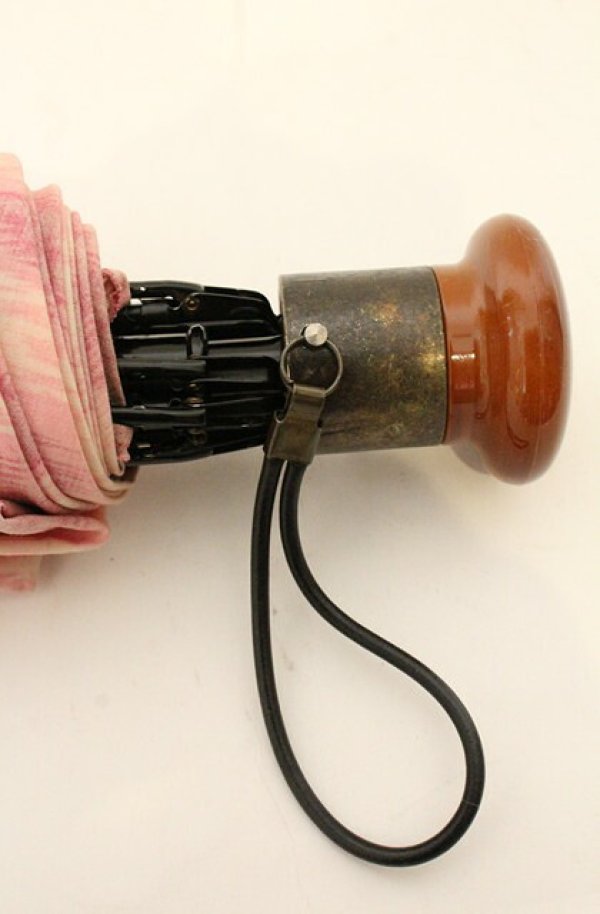 画像4: 【Vintage放出】ヴィヴィアンウエストウッド 中古 / レオパード折リ畳ミ傘  ピンク  O-26-07-25-1035-gd-YM-OS (4)