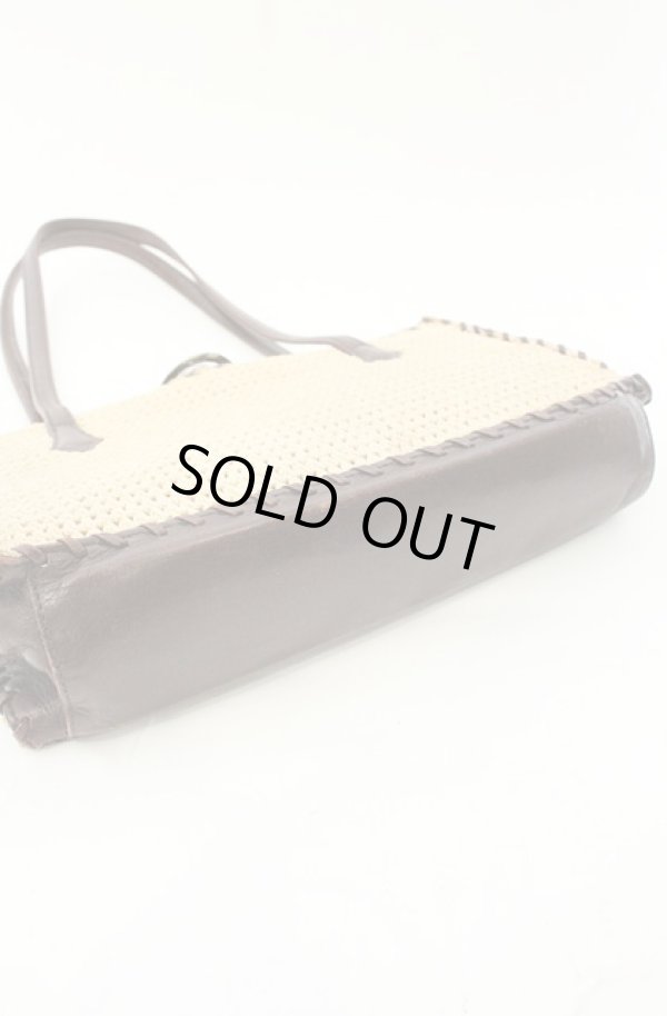 画像7: ヴィヴィアンウエストウッド 中古 / ORBガマ口ハンドストローBAG  ナチュラルｘブラウン  O-26-07-25-1041-ba-YM-ZH (7)