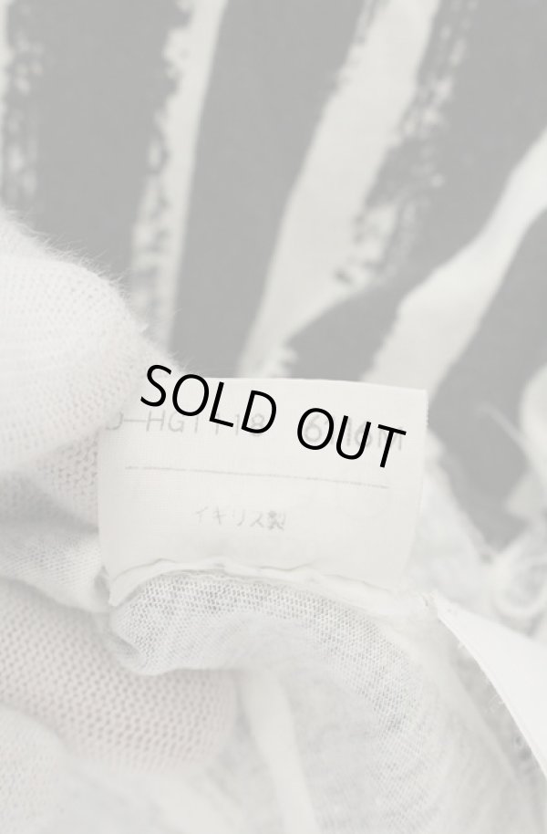 画像7: 【Vintage放出】ヴィヴィアンウエストウッド 中古 / カラーオーブ刺繍ストライプ五分袖ショートトップス M ブラックｘホワイト  O-26-07-25-1005-ts-YM-OS (7)
