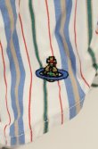画像4: 【Vintage放出】ヴィヴィアンウエストウッド 中古 / ストライプブラウス 12 ブルーｘホワイト  O-26-07-25-1011-bl-YM-OS (4)