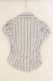 画像5: 【Vintage放出】ヴィヴィアンウエストウッド 中古 / ストライプブラウス 12 ブルーｘホワイト  O-26-07-25-1011-bl-YM-OS (5)
