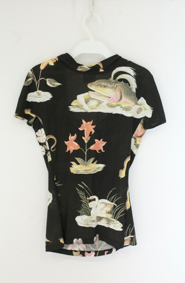 画像8: 【Vintage放出】ヴィヴィアンウエストウッド 中古 / シーモンスターTシャツ 10 ブラック  O-26-07-25-004-ts-YM-OS (8)