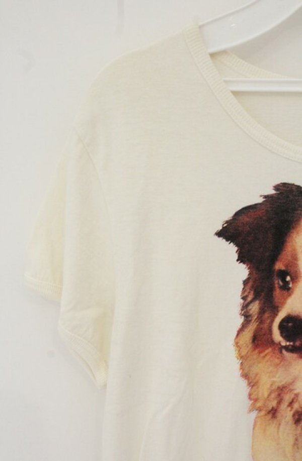 画像2: 【Vintage放出】ヴィヴィアンウエストウッド 中古 / コリーTシャツ S ホワイト  O-26-07-25-007-ts-IG-OS (2)