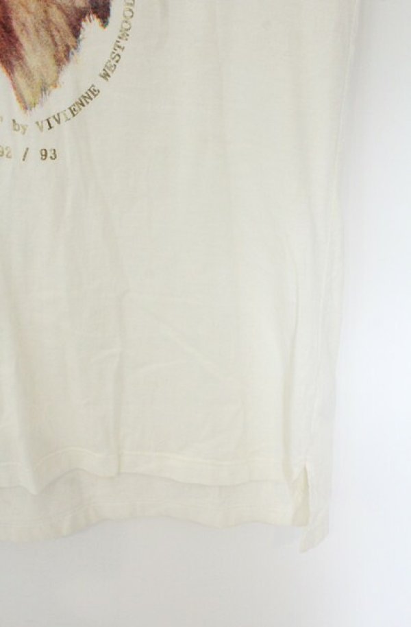 画像6: 【Vintage放出】ヴィヴィアンウエストウッド 中古 / コリーTシャツ S ホワイト  O-26-07-25-007-ts-IG-OS (6)