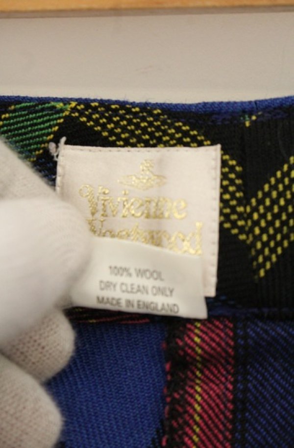 画像5: 【Vintage放出】ヴィヴィアンウエストウッド 中古 / メトロポリタンボンテージパンツ 26 マルチ  O-26-07-25-009-pa-YM-OS (5)