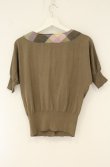 画像5: ヴィヴィアンウエストウッド 中古 / タータンチェックタイフロント切替カーディガン 3 カーキブラウン  O-26-08-02-021-to-IG-OS (5)