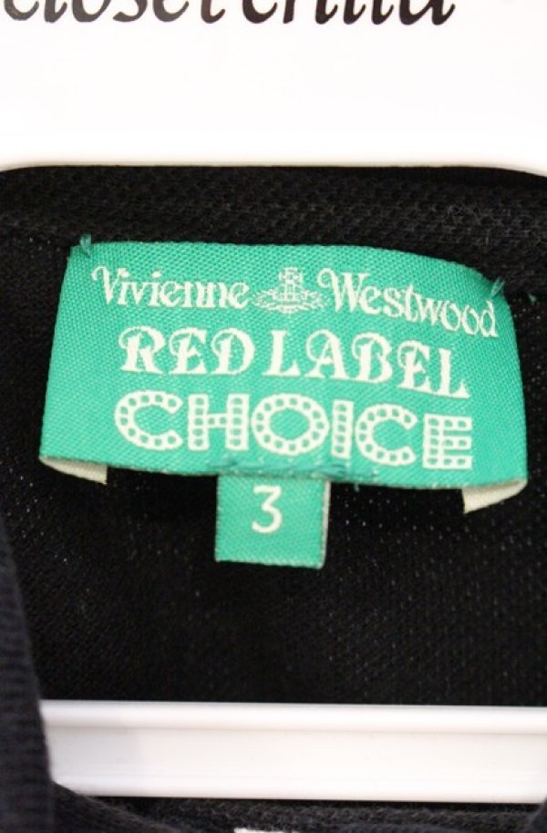 画像6: ヴィヴィアンウエストウッド 中古 / CHOICE ポロシャツ 3 ブラック×グリーン刺繍  O-26-08-02-022-to-IG-OS (6)