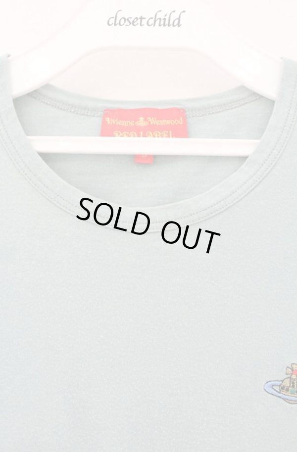 画像3: ヴィヴィアンウエストウッド 中古 / カラーオーブ刺繍Tシャツ S ミント  O-26-08-02-026-ts-IG-ZH (3)