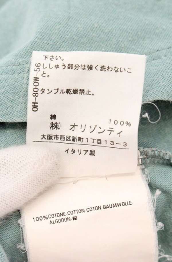 画像6: ヴィヴィアンウエストウッド 中古 / カラーオーブ刺繍Tシャツ S ミント  O-26-08-02-026-ts-IG-OS (6)