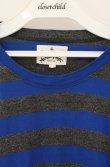画像2: ANGLOMANIA 中古 / ボーダーカットソー 38 ブルー×グレー  O-26-08-02-028-to-IG-OS (2)