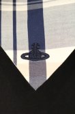 画像3: ヴィヴィアンウエストウッド 中古 / ボウタイニットワンピース 2 ブラック×ブルーチェック  O-26-08-02-029-op-IG-OS (3)