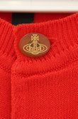 画像2: ヴィヴィアンウエストウッド 中古 / カラーオーブ刺繍カーディガン XS レッド  O-26-08-02-001-to-YM-OS (2)