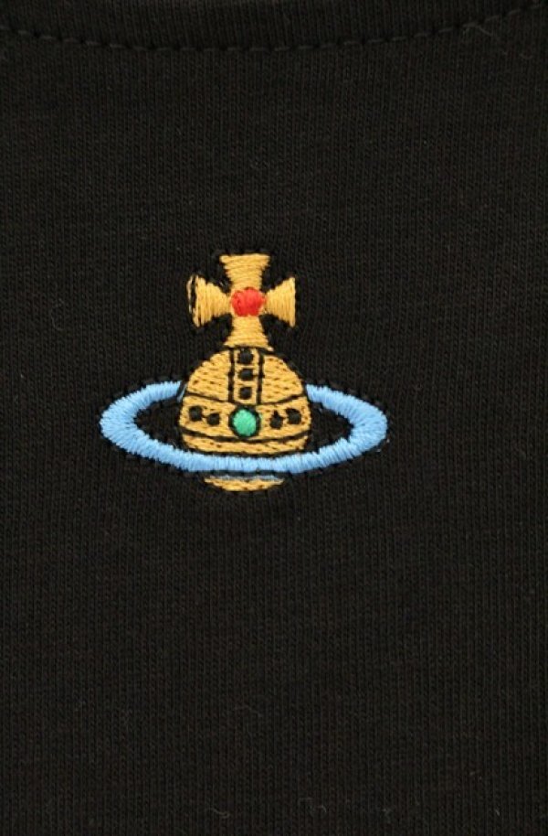 画像2: ヴィヴィアンウエストウッド 中古 / ORB PELU Tシャツ S ブラック  O-26-08-02-004-ts-YM-OS (2)