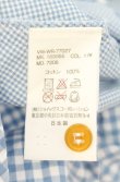 画像7: ヴィヴィアンウエストウッド MAN 中古 / ブロックチェックアシンメトリーシャツ 48 サックス×ホワイト  O-26-08-02-034-bl-IG-OS (7)