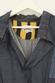 画像2: ANGLOMANIA 中古 / ノーカラー開襟ワンピース【サンプル品】 38 インディゴ  O-26-08-02-038-op-IG-OS (2)