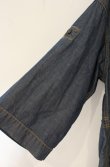 画像4: ANGLOMANIA 中古 / ノーカラー開襟ワンピース【サンプル品】 38 インディゴ  O-26-08-02-038-op-IG-OS (4)