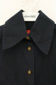 画像2: ヴィヴィアンウエストウッド 中古 / カラーオーブ刺繍半袖ブラウス  I ブラック  O-26-08-02-040-bl-IG-OS (2)