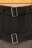画像2: ヴィヴィアンウエストウッド 中古 / ベルテッドスカート 1 グレー  O-26-08-02-043-sk-IG-OS (2)