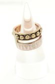 画像2: ヴィヴィアンウエストウッド 中古 / MARCELLA RING（マーセラリング） M（約12号） ゴールド×ピンク  O-26-08-02-073-rg-IG-OS (2)