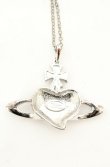 画像7: ヴィヴィアンウエストウッド 中古 / Large Diamante Heart Orb Pendant（ラージディアマンテハートオーブペンダント）  シルバー×レッド  O-26-08-02-075-nl-IG-OS (7)