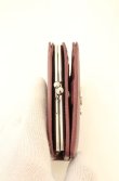 画像5: ヴィヴィアンウエストウッド 中古 / GRAIN LEATHER 口金折リ財布  ワイン  O-26-08-02-088-wa-YM-OS (5)