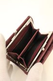 画像8: ヴィヴィアンウエストウッド 中古 / GRAIN LEATHER 口金折リ財布  ワイン  O-26-08-02-088-wa-YM-OS (8)