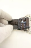 画像3: ヴィヴィアンウエストウッド 中古 / ディアマンテハートバックルベルト  ブラウン×シルバー  O-26-08-02-090-gd-IG-OS (3)